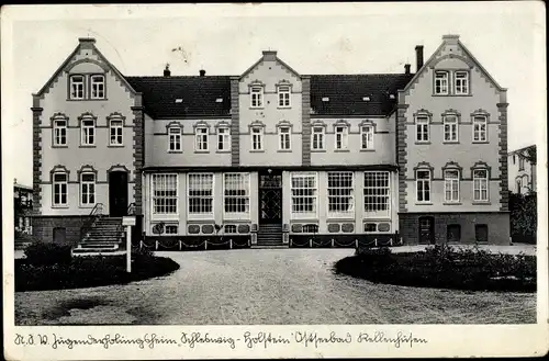 Ak Kellenhusen in Ostholstein, Jugenderholungsheim Schleswig Holstein, Totalansicht, Vorderseite