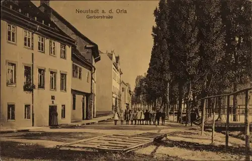 Ak Neustadt an der Orla, Gerberstraße