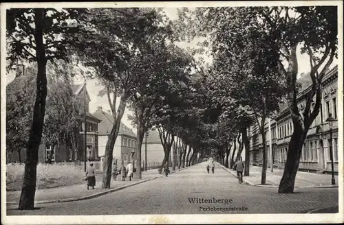 Ak Wittenberge an der Elbe Prignitz, Perlebergerstraße