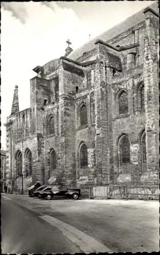 Ak Fécamp Seine Maritime, Abbatiale de la Sainte-Trinite, Facade Sud