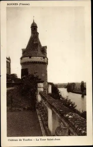 Ak Bonnes Vienne, Chateau de Touffou, La Tour Saint-Jean