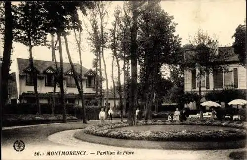 Ak Montmorency Val d'Oise, Pavillon de Flore