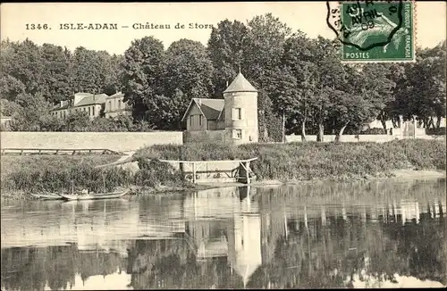 Ak L'Isle Adam Val d'Oise, Le Chateau