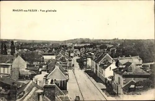 Ak Magny en Vexin Val-d'Oise, Gesamtansicht