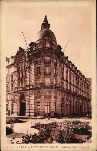 Ak Le Mont Dore Puy de Dôme, Hotel Sarciron