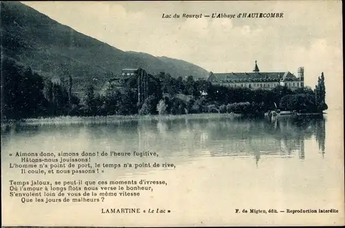 Ak Saint Pierre de Curtille Savoie, Abtei Hautecombe, Lac du Bourget