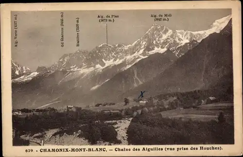 Ak Chamonix Mont Blanc Haute Savoie, Chaine des Aiguilles