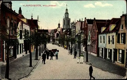 Ak Vlaardingen Südholland, Waalstraat