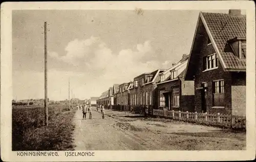 Ak IJsselmonde Rotterdam Südholland Niederlande, Koninginneweg