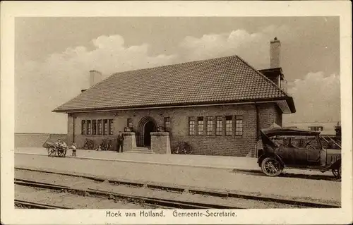 Ak Hoek van Holland Rotterdam Südholland Niederlande, Gemeindesekretär