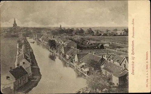 Ak Overschie Rotterdam Südholland, Panorama