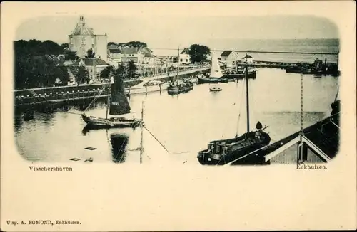 Ak Enkhuizen Nordholland Niederlande, Visschershaven