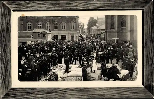 Präge Passepartout Ak Purmerend Nordholland Niederlande, Käsemarkt