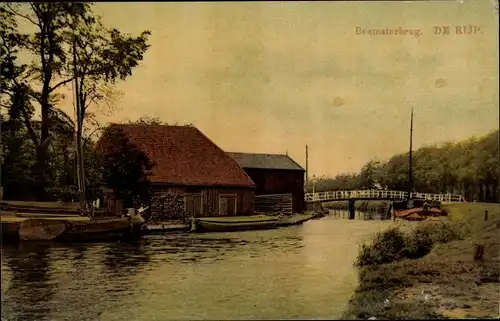 Ak De Rijp De Ryp Nordholland Niederlande, Beemsterbrug