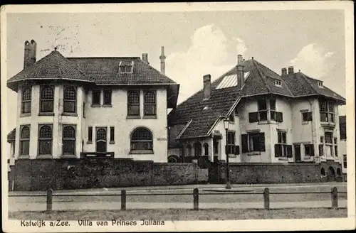 Ak Katwijk aan Zee Südholland Niederlande, Villa von Prinzessin Juliana