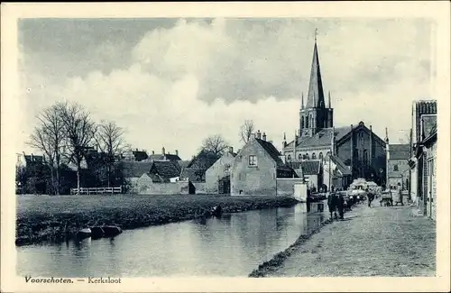 Ak Voorschoten Südholland, Kerksloot