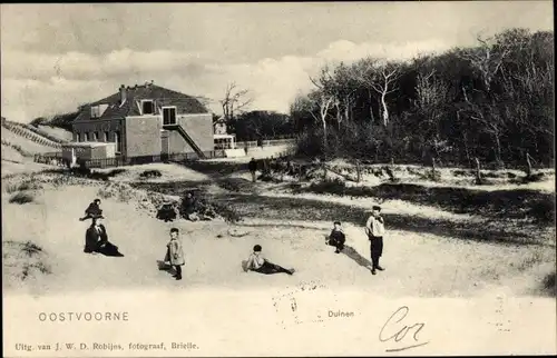 Ak Oostvoorne aan Zee Südholland, Duinen