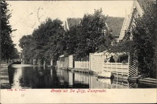 Ak De Rijp De Ryp Nordholland Niederlande, Tuingracht