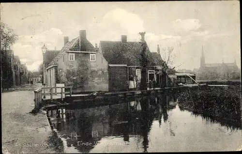 Ak Leidschendam Südholland, Einde Veenestraat