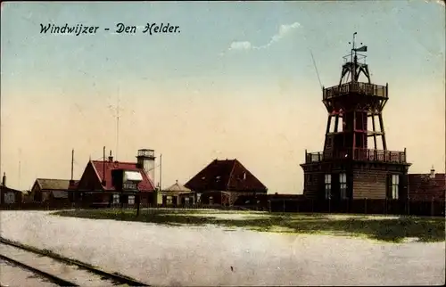 Ak Den Helder Nordholland Niederlande, Wetterfahne