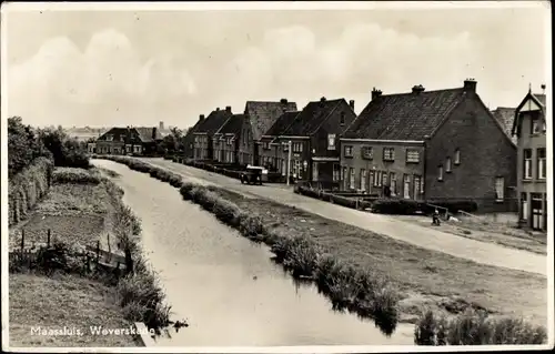 Ak Maassluis Südholland, Weverskade