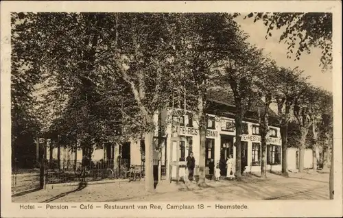 Ak Heemstede Nordholland Niederlande, Restaurant van Ree, Camplaan 18