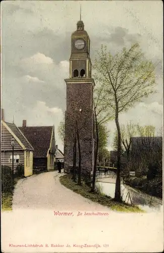 Ak Wormer Nordholland, De beschuittoren