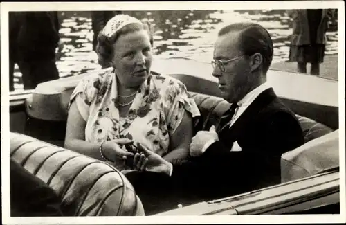 Ak Prinzessin Juliana der Niederlande, Prinz Bernhard