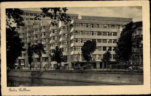 Ak Berlin Tiergarten, Shellhaus, Architekt Emil Fahrenkamp, Neue Sachlichkeit