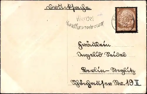 Ak Schauspielerin Lee Parry, Portrait, Pelz, Perlenkette, Autogramm