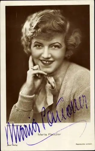 Ak Schauspielerin Maria Paudler, Portrait, Ross Verlag 4357/1