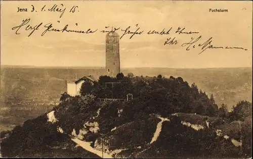 Ak Jena in Thüringen, Fuchsturm