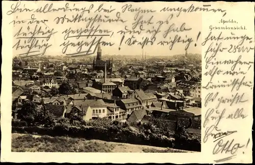 Ak Apolda in Thüringen, Gesamtansicht