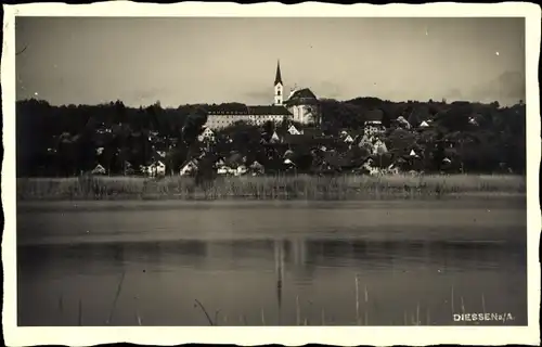 Foto Ak Dießen am Ammersee Oberbayern, Ortsansicht