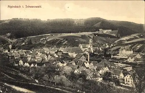 Ak Alpirsbach im Schwarzwald, Panorama