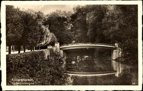 Ak Hildburghausen in Thüringen, Gedächtnisbrücke