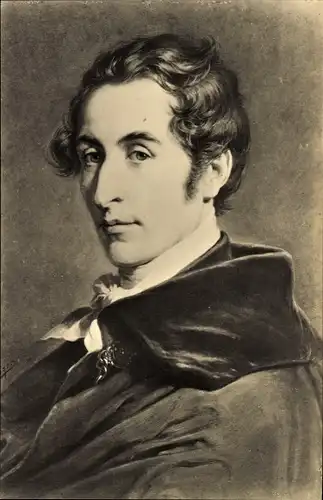 Ak Komponist Carl Maria von Weber, Portrait