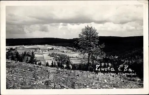 Foto Ak Zwota Klingenthal im Vogtland Sachsen, Panorama