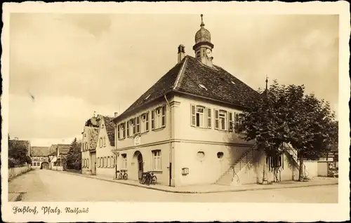 Ak Haßloch in der Pfalz, Rathaus