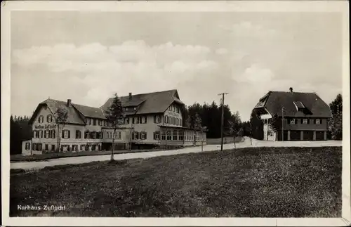 Ak Zuflucht Bad Peterstal Griesbach im Schwarzwald, Kurhaus