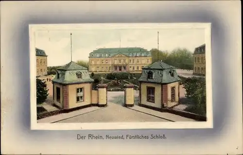 Ak Neuwied am Rhein, fürstliches Schloss