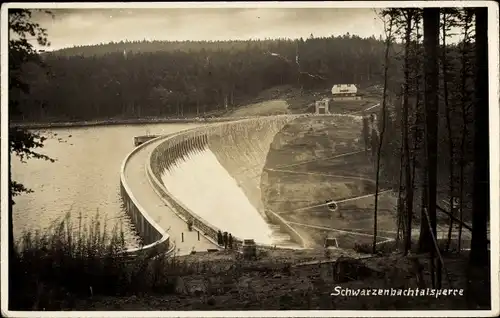 Ak Forbach im Murgtal Schwarzwald Baden, Schwarzenbachtalsperre