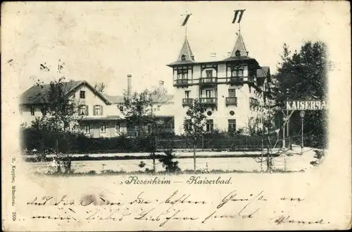 Ak Rosenheim Oberbayern, Kaiserbad