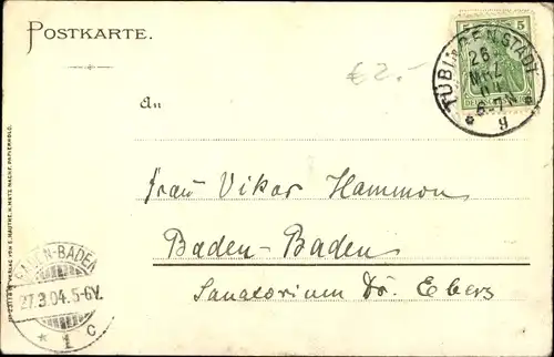 Künstler Ak Tübingen am Neckar, Haag Gasse