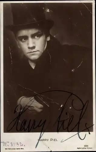 Ak Schauspieler Harry Piel, Portrait, Autogramm