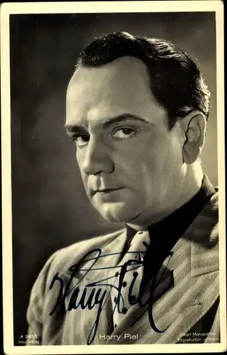 Ak Schauspieler Harry Piel, Portrait, Autogramm