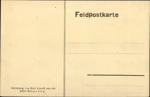 Künstler Ak Die Engländer im Überschwemmungsgebiet, Wer andern eine Grube gräbt