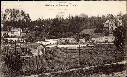 Ak Saint Leu Val d´Oise, Avenue Kléber