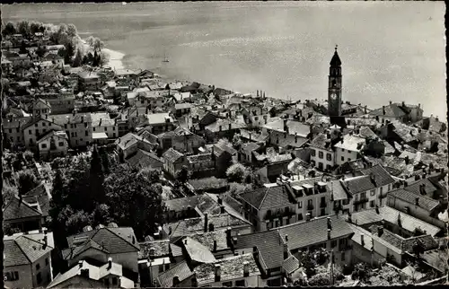 Ak Ascona Kanton Tessin, Veduta dall'alto