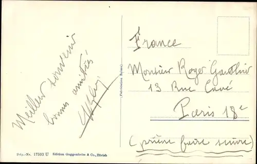 Ak Ascona Kanton Tessin, Totalansicht